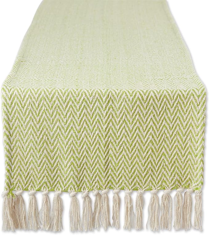 DII Woven Basic Tabletop Collection Chevron Table Runner by DII