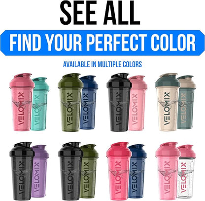 VELOMIX 2 Pack 28oz Protein Shaker Bottle - Image 7