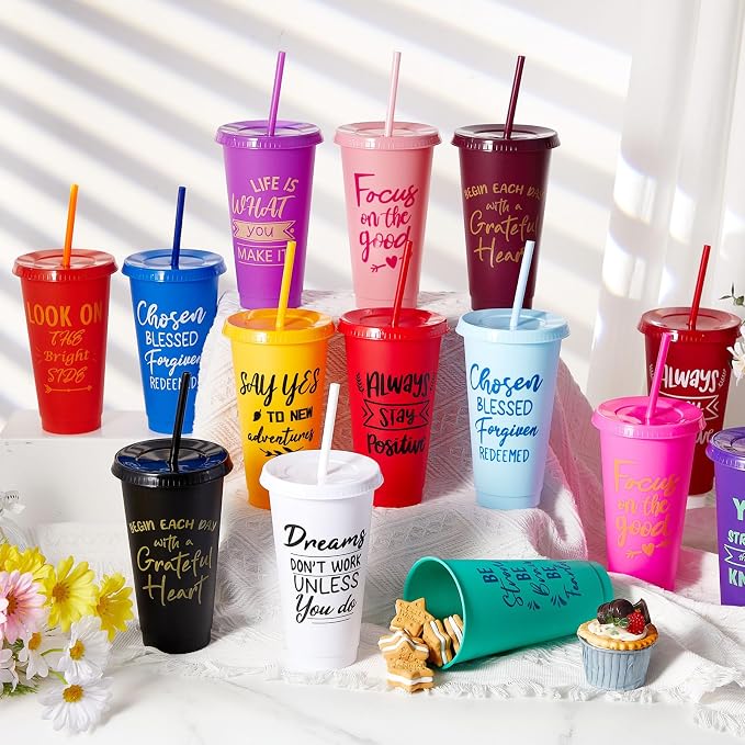 Uiifan 100 Pcs Inspirational Cups Bulk - Image 4