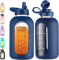 CIVAGO 64 oz Glass Water Bottle by CIVAGO