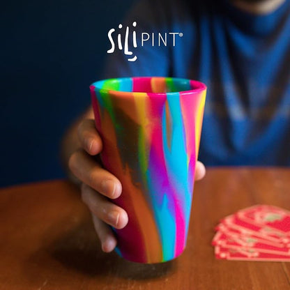 Silipint 16oz Silicone Pint Glass – Pack of 2 Unbreakable BPA-Free Reusable - Image 2