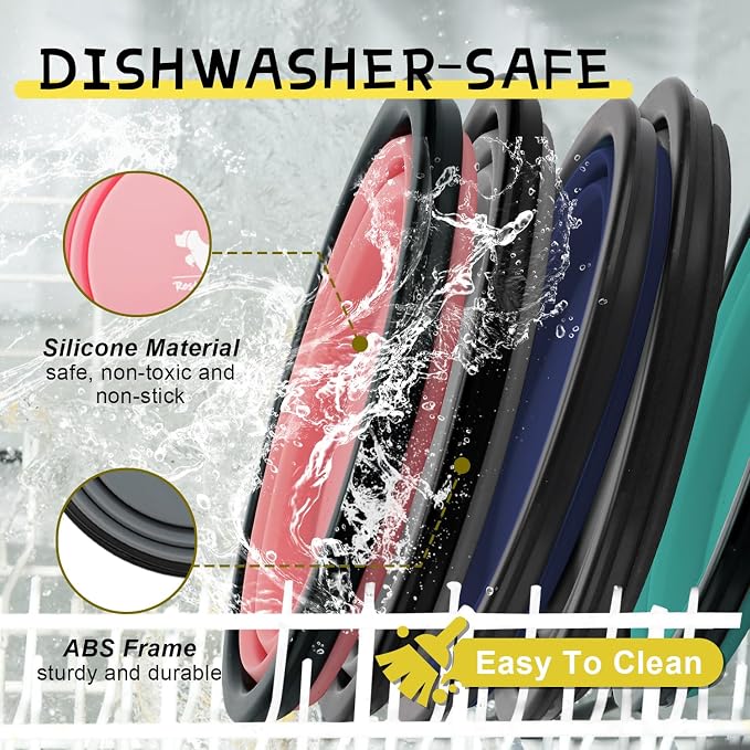 Collapsible Dog Bowls for Travel, BPA Free) - Image 4