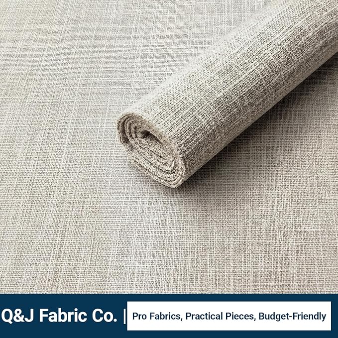 Q&J Fabric Co. Linen-Textured Table Runner 1 Pack 13x36 Inch Beige | Polyester - Image 8