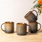 theterra Ceramic Coffee Mugs Set of 4, 14.2 oz Coffee Cups by TheTerra