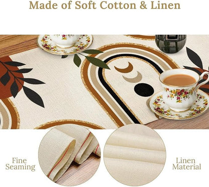 YCness Boho Mid Century Table Runner - Image 6