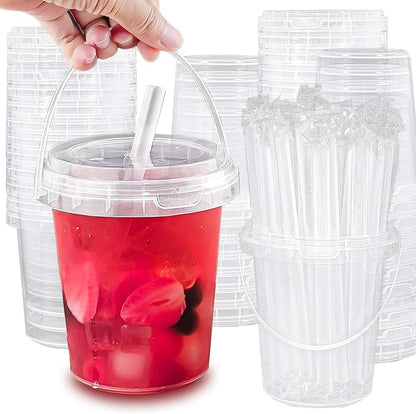 30 Sets - 34 oz Plastic Cups by Qsqwsuye