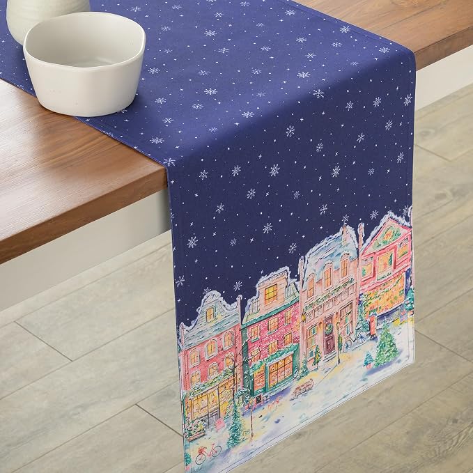 Maison d' Hermine Table Runner 100% Cotton 14.50" x 72" | Table Runners 72 - Image 9