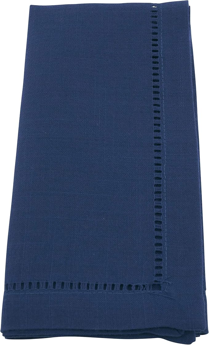 SARO LIFESTYLE Hemstitched Border Dinner Napkin by SaroLifestyle