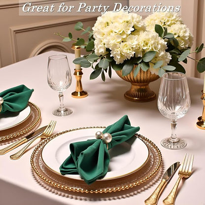 50 Pcs Pearl Napkin Rings - Image 7