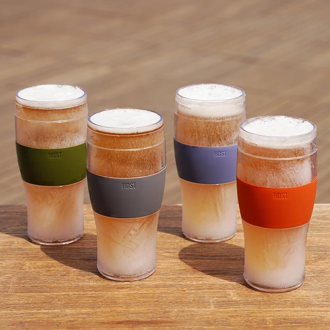 HOST Beer FREEZE Beer Glass Cups Set Drinking Glasses, Freezer Mugs - Image 8