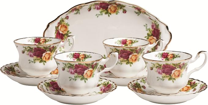 Royal Albert Old Country Roses 9-Piece Tea Set by RoyalAlbert