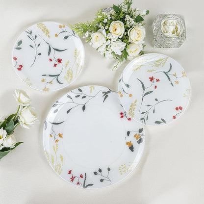 U-QE 50Pcs Wildflower Plastic Plates - Image 9