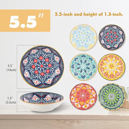 Ceramic Cat Bowls Set of 6 - Image 2