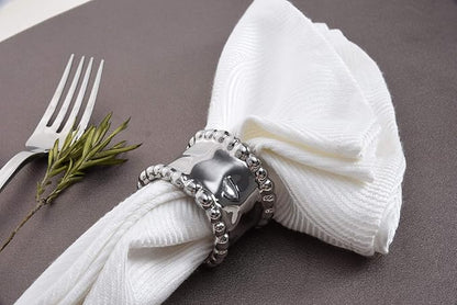 Pampa Bay Porcelain Verona Napkin Ring - Set of 4
