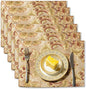 Extra Luxury Dinner Placemats Set of 6, by NYSMXF