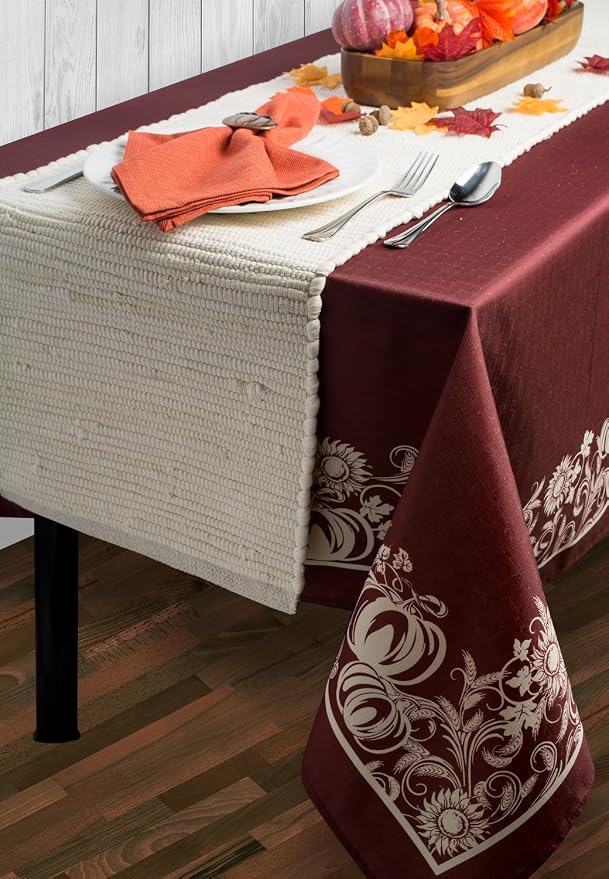 DII Handmade Chindi Tabletop, Reversible and Machine Washable, Table Runner - Image 5