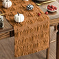 Artoid Mode Caramel Soft Faux Fur Pumpkins Fall Table Runner 13x72 Inch | by ArtoidMode