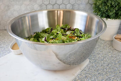 Fox Run Stainless Steel Mixing Bowl, 10.75 Quart Capacity Large Metal Bowl | - Image 2