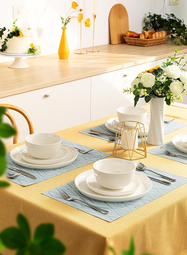 Sweese 20 Oz Porcelain Bowls Set of 6 - Image 4