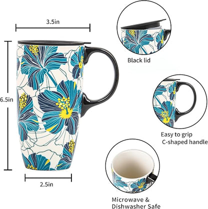 Topadorn 17oz Ceramic Travel Mug - Image 8