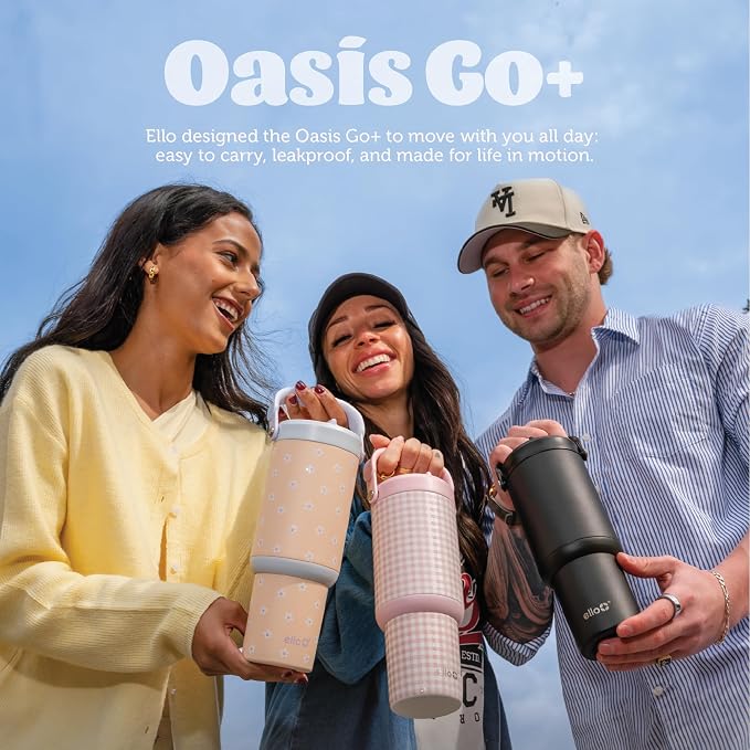 Ello Oasis Go+ 26oz Insulated Stainless Steel Tumbler - Image 8