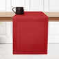 D'Moksha Homes Linen Bright Red Table Runner 72 Inches Long - 100% Pure Linen 14 x 72 Inch Table Runner for Dining, Valentines, Spring, Easter - Machine Washable