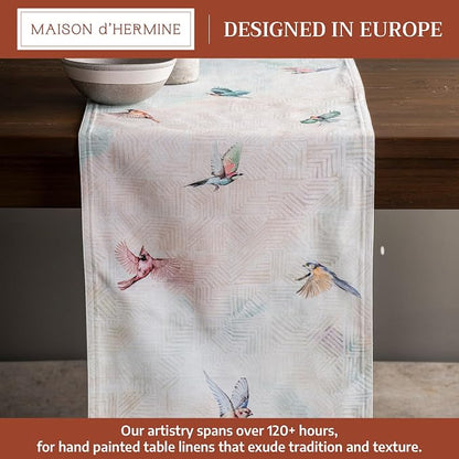 Maison d' Hermine Table Runner 100% Cotton 14.50" x 72" | Table Runners 72 - Image 2