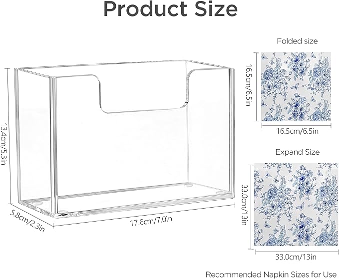 HBlife Acrylic Paper Napkin Holder - Image 2