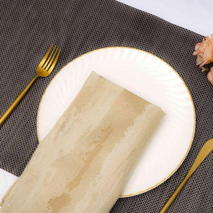 GIVERARE Table Runner, 12x107in Heat-Resistant Woven Vinyl Long Tabletop - Image 3