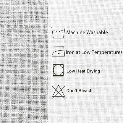 Hiasan Faux Linen Rectangle Tablecloth - Wrinkle and Stain Resistant Washable Table Cloth for Kitchen Dining Room Holiday Table Cover for Dinner, Light Grey, 54 x 108 Inch
