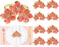 Flower Napkin Rings Set of 8, European Palace-Style Glaze, High-Temperature by Unknown
