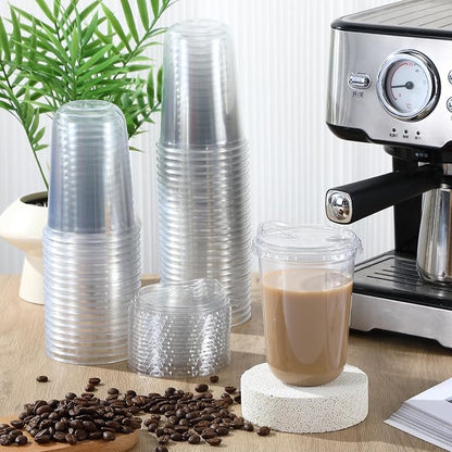 Baderke 50 Pcs Round Bottom Plastic Cups - Image 2