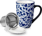 vancasso SELENE Porcelain Tea Mug, 18 oz Porcelain Tea Cup by vancasso