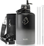 BUZIO 87oz Insulated Water Bottle Triple Wall Vacuum Stainless Steel | Half by BUZIO