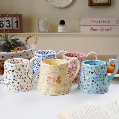 Ceramic Coffee Mug, 20oz Blue Large Mugs - Image 5