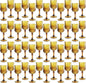 48Pack Plastic Wine Glasses, 7oz Vintage Goblets by LEYIQU