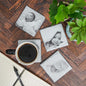 Blue Ridge Mountain Gifts - Custom Coasters Printed with Your Photos, Newborn Baby Photos, Thoughtful Keepsake for New Parents, New Mom and Dad Gift of Newborn Photoshoot, Personalized Slate Coasters