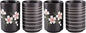 Hedume Set of 2 Japanese Tea Cups, 10oz Ceramic Teacup Mug, Japanese Cherry by Hedume