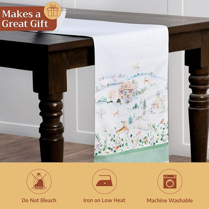 Maison d' Hermine Table Runner 100% Cotton 14.50" x 108" | Table Runners 108 - Image 5