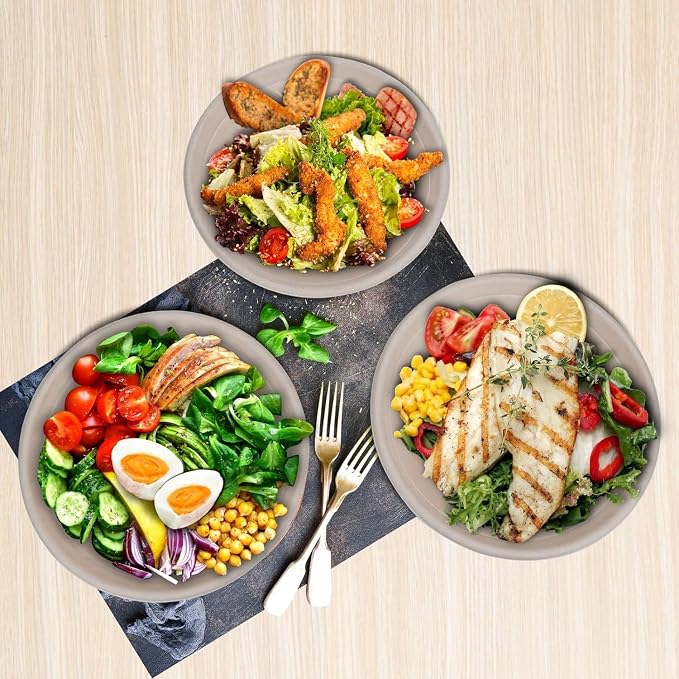 TOPtoper 33Oz 50Pack Large Paper Bowls, Disposable Bowls Bulk Leakproof and - Image 2