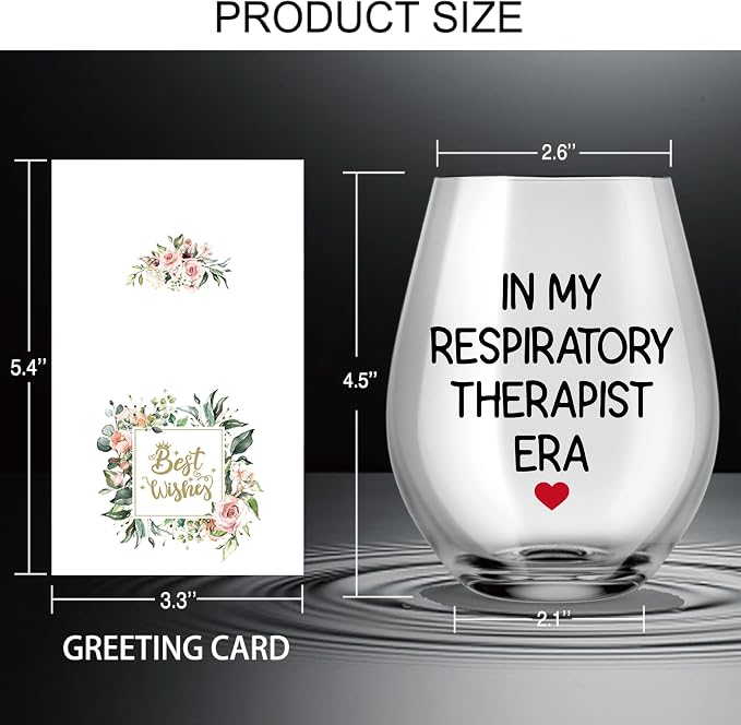 AGMDESIGN In My Respiratory Therapist Era Funny Wine Glass - Image 2