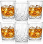 Yungyan 6 Pcs 10 oz Plastic Clear Whiskey Glasses, Old Fashioned Glasses by Yungyan