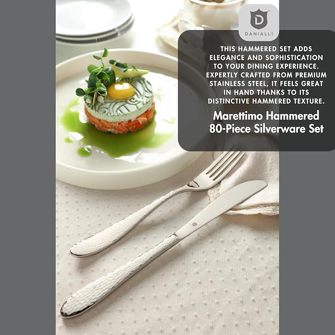 Silverware Set for 16 | 18/10 Stainless Steel Flatware Set | Mirror Finish - Image 2