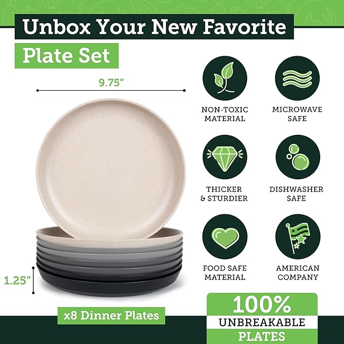 Grow Forward Premium Wheat Straw Plates - Image 3