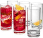 Amazing Abby - Probity - 16-Ounce Plastic Tumblers (Set of 6), Drinking Glasses, Reusable Cups, BPA-Free, Shatter-Proof, Dishwasher-Safe (Made of Plastic, NOT Glass)