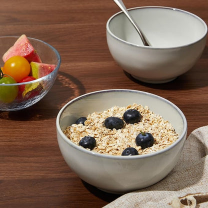 5.3" Cereal Bowls & Dessert Bowls Set of 6-20 Oz Small Bowls - Image 5