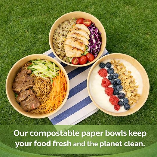 TOPtoper 43Oz 50Pcs Paper Bowls - Image 4