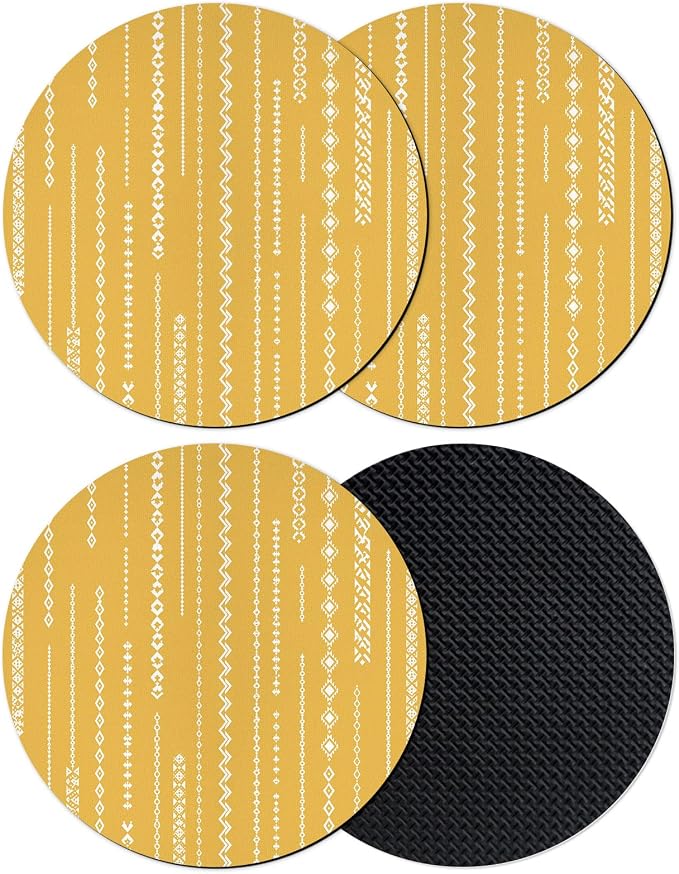 Bohemia Coasters Set of 4, Absorbent Coasters by Unknown