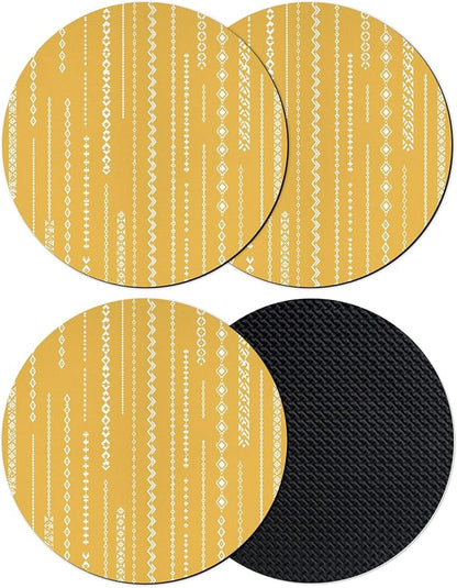 Bohemia Coasters Set of 4, Absorbent Coasters by Unknown
