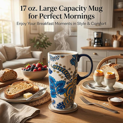 Topadorn 17oz Ceramic Travel Mug - Image 2